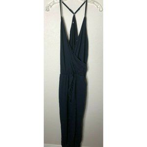 QEESMEI Women's V Neck Spaghetti Strap Drawstring